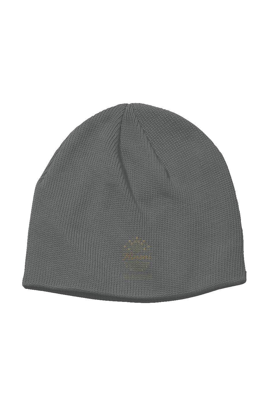 Hineni Quantum Beanie — Organic Cotton, Embroidered