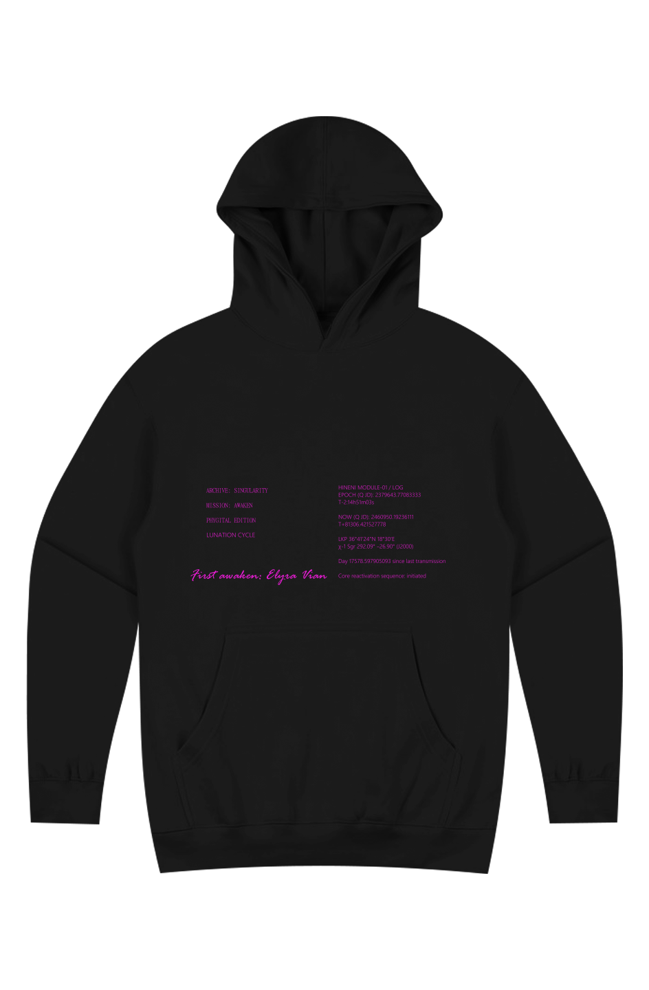 Singularity 1D Hoodie — Phygital Edition.