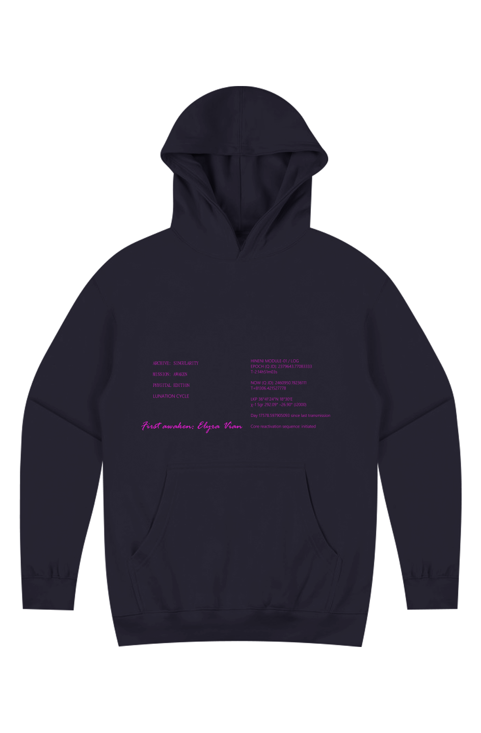 Singularity 1D Hoodie — Phygital Edition.