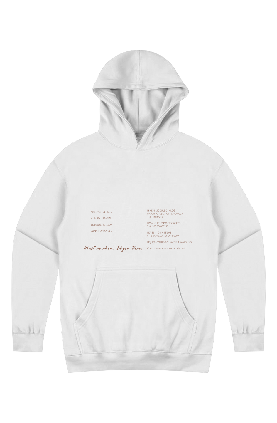 DT3019–L .Hoodie- Temporal Edition 